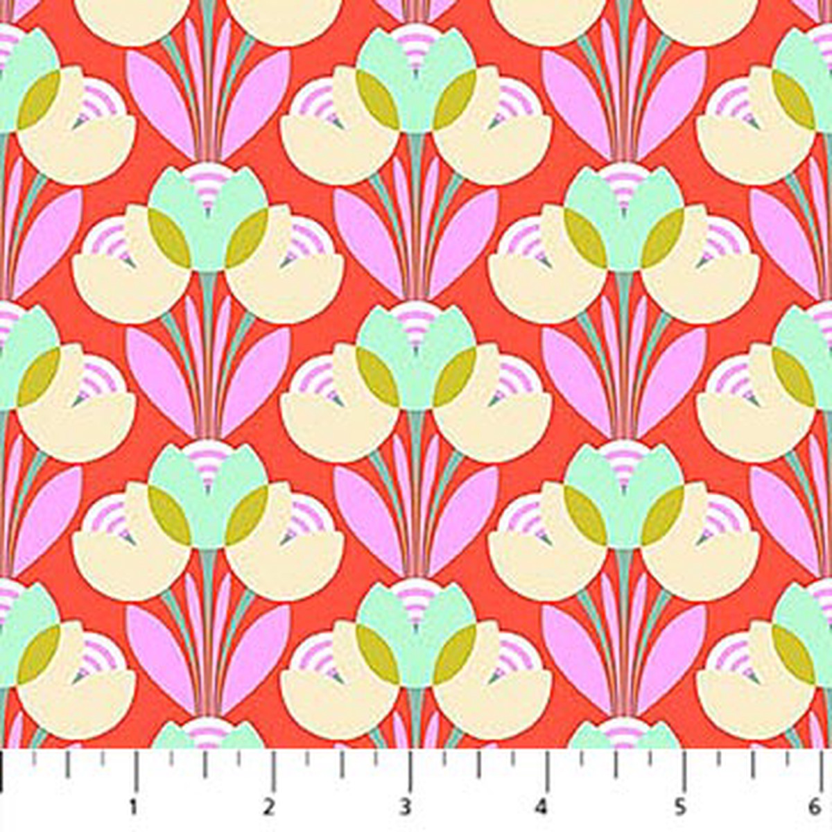 Daily Crush Best Buds Clementine 44"/45" Fabric Per Yard