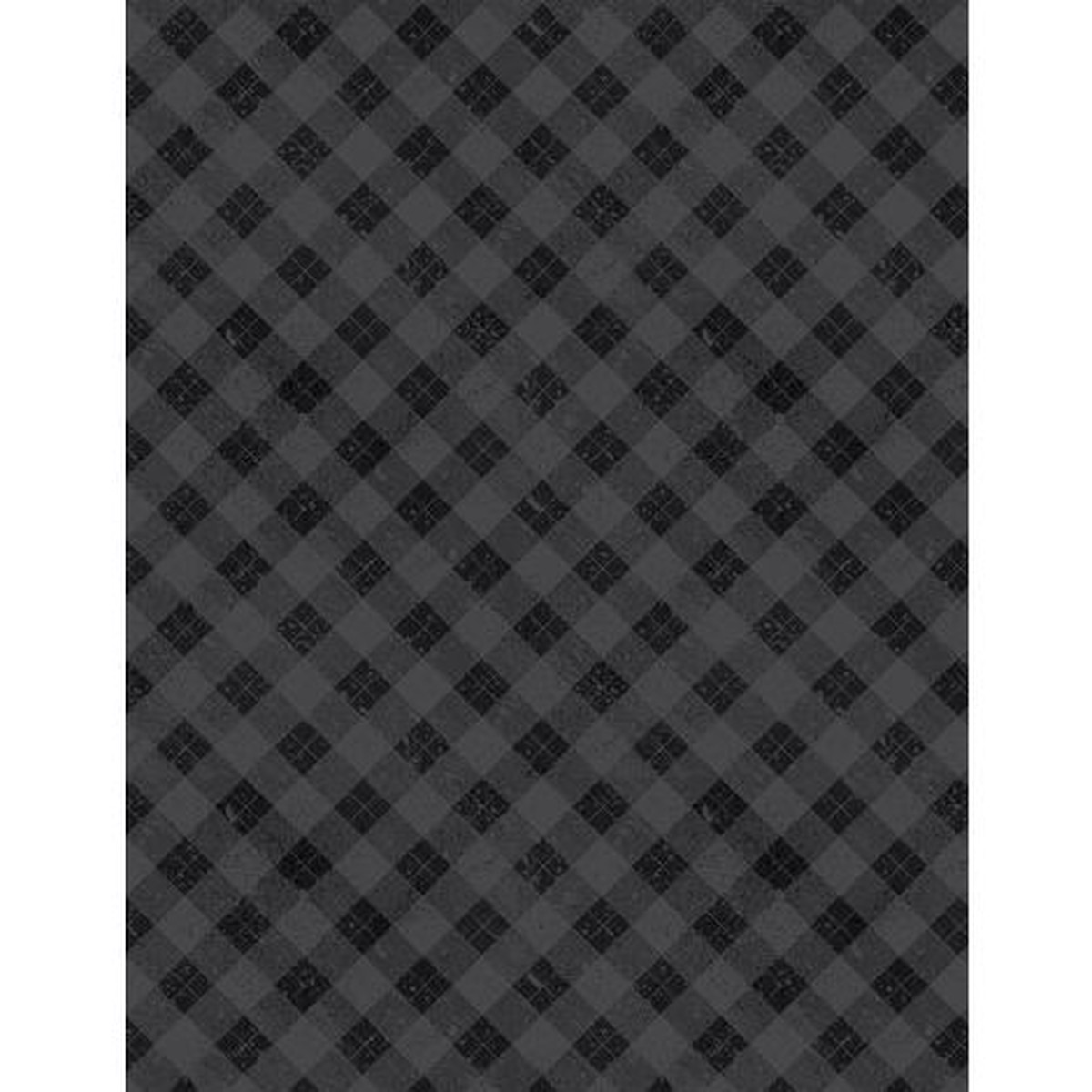 WL Plaid Black Snowy Gnomies
