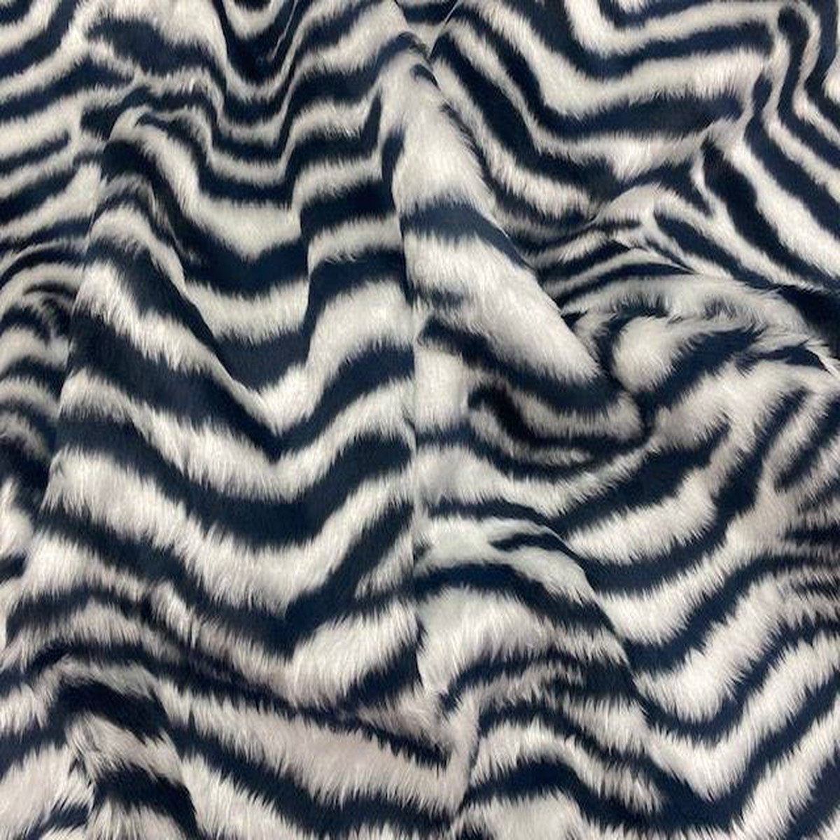 Zebra - Novelty Print Faux Fur