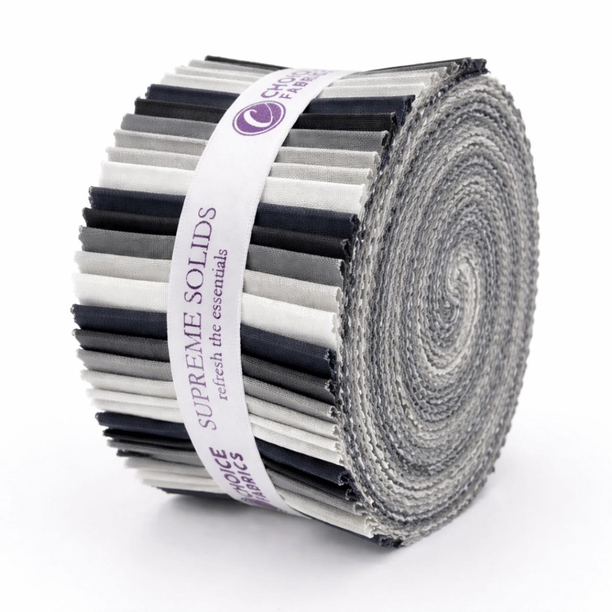 Supreme Solids - 2.5" Roll - Thunderstorm Clouds (40 Strips)
