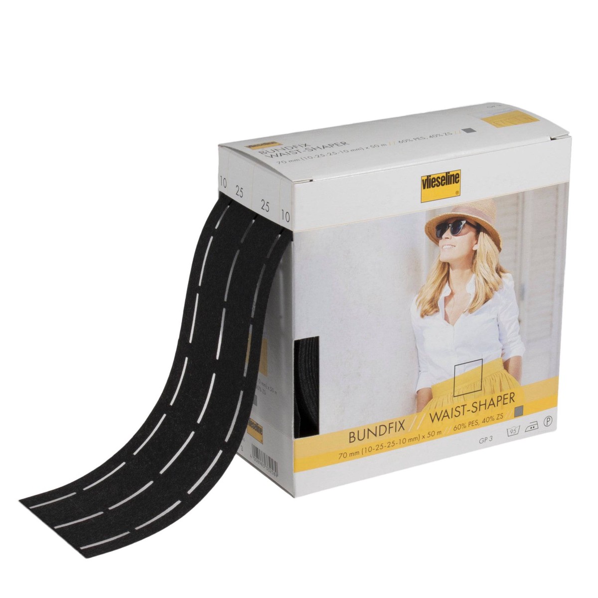 Waistshaper: Fuse and Fold Interface: 7cm