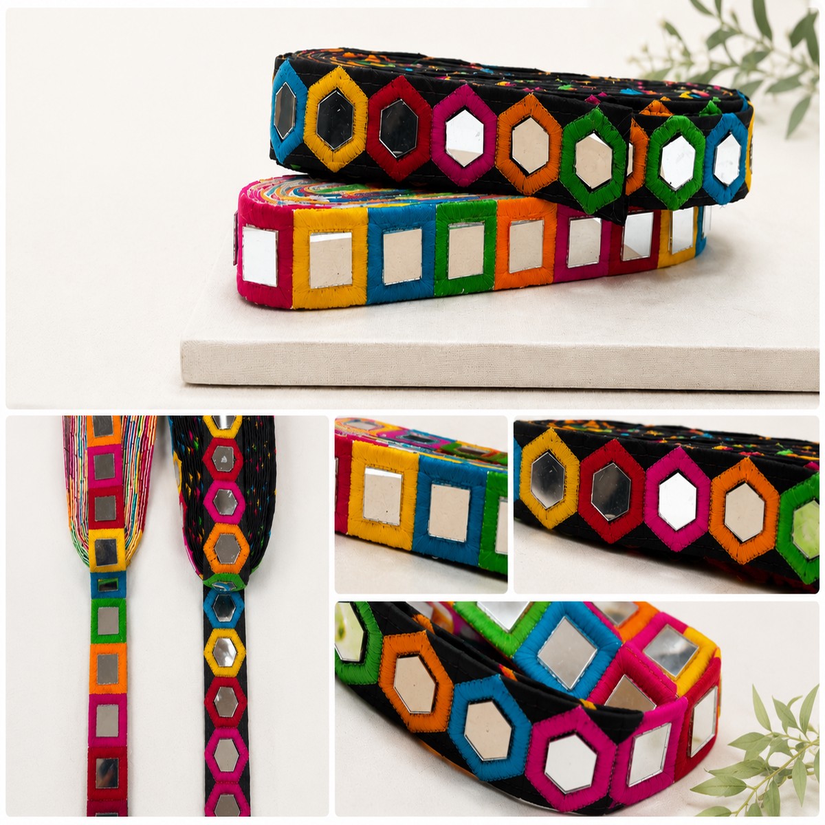 Mirrored Ribbon Trim