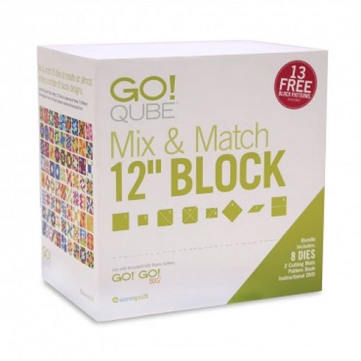 AccuQuilt GO! Qube Mix & Match 12" Block #55778
