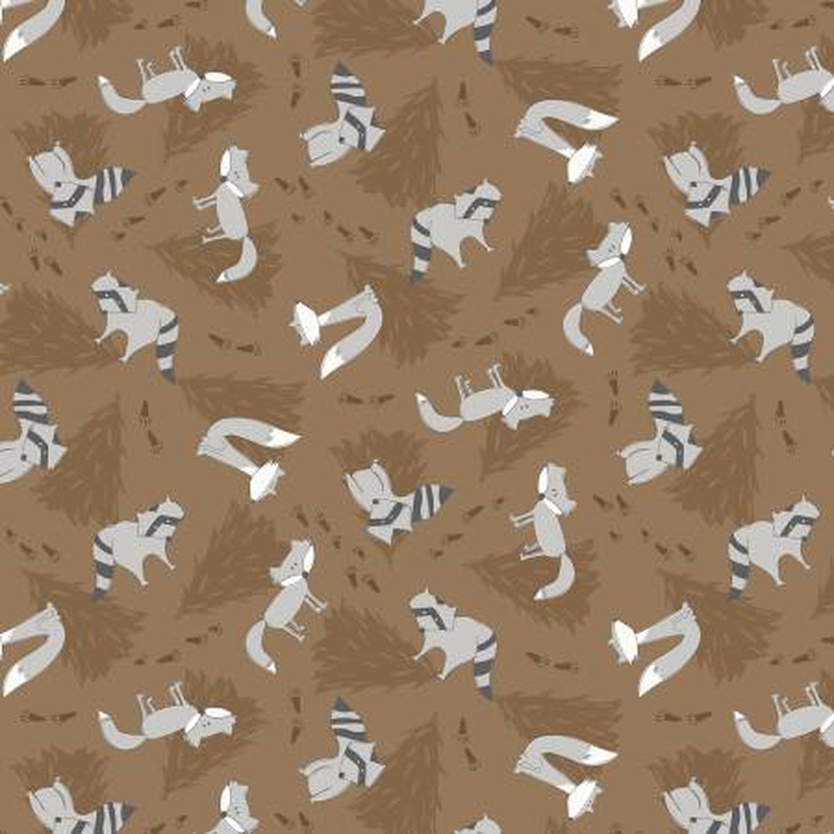 WL Into the Woodlands Brown Racoons & Foxes Toss 36284-291