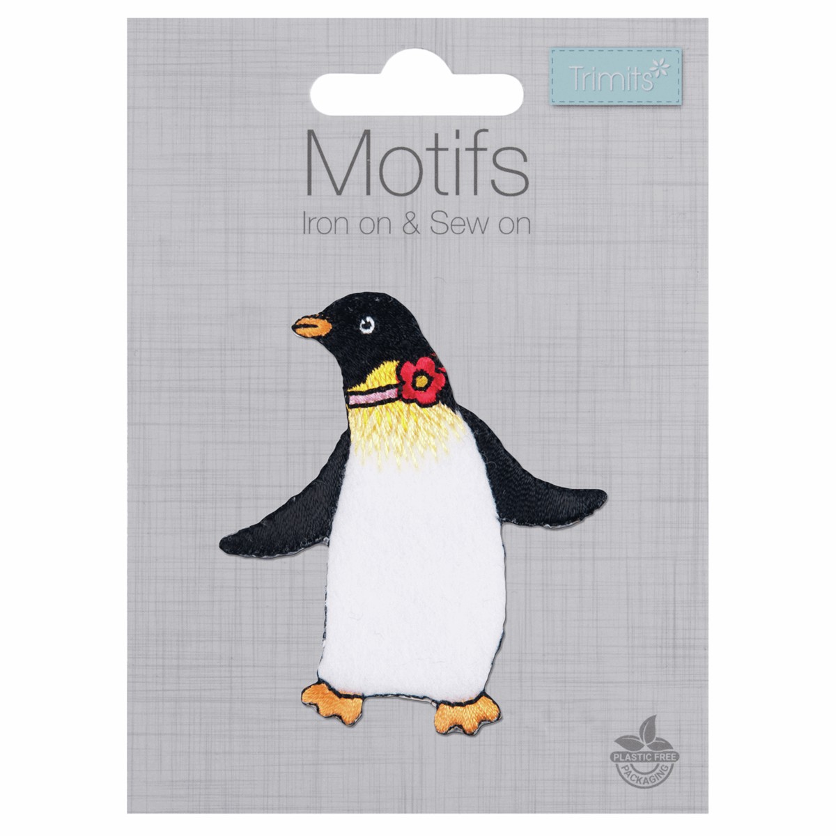 Dancing Penguin - Iron -On & Sew-On Patch