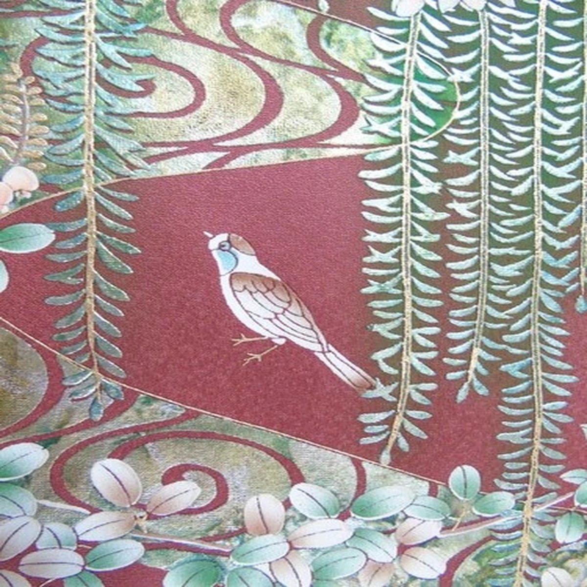 [AYANE] BIREDS' PARADISE - Japanese Silk Fabric