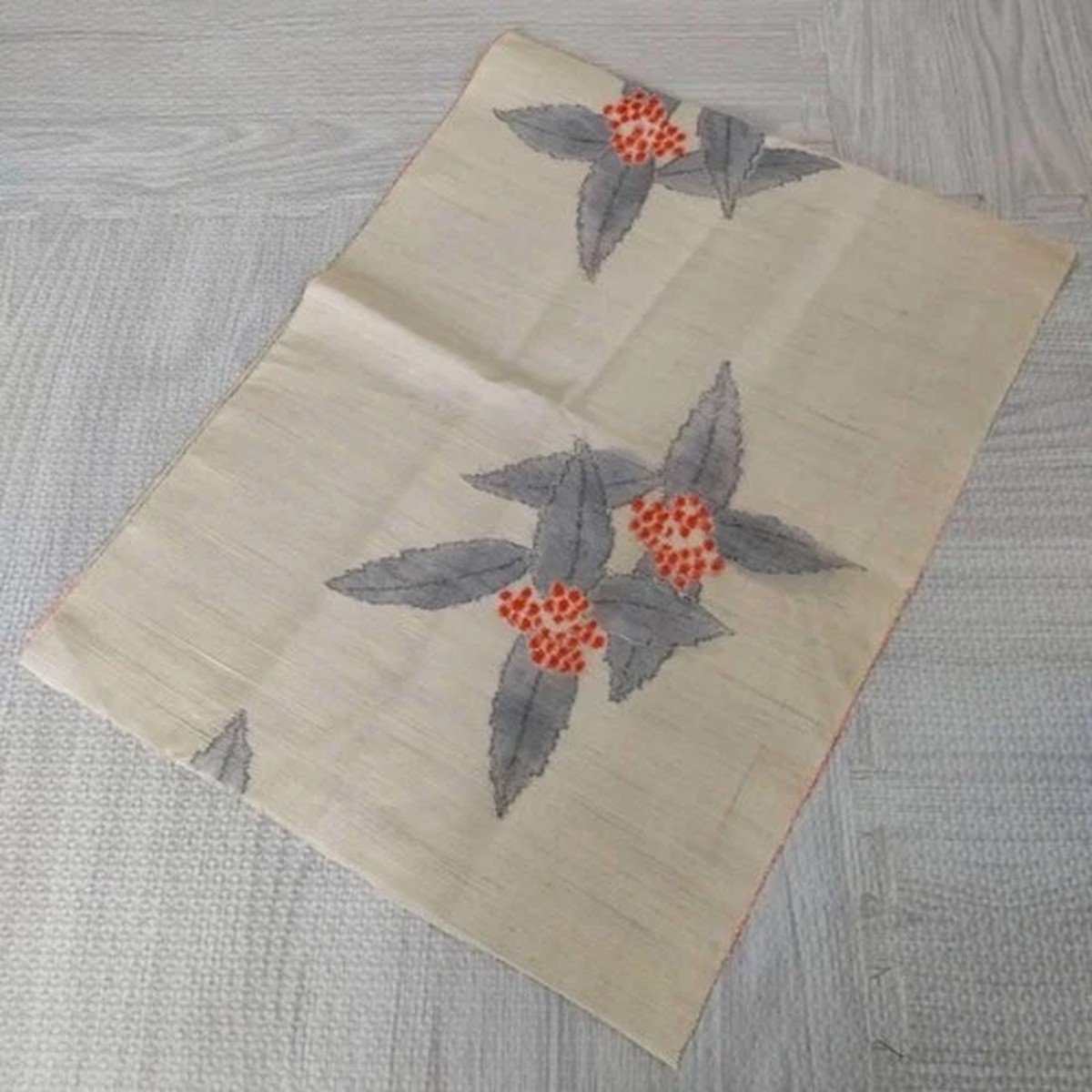 Yukata Fabric Remnant Vintage Japanese Textile Premium 35x88cm Silk Cotton