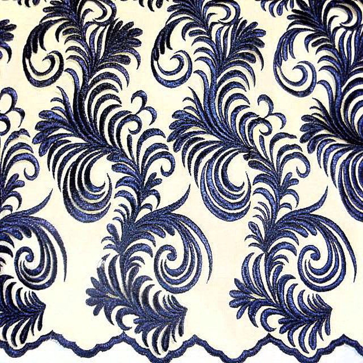 Design 9 - Embroidered Tulle