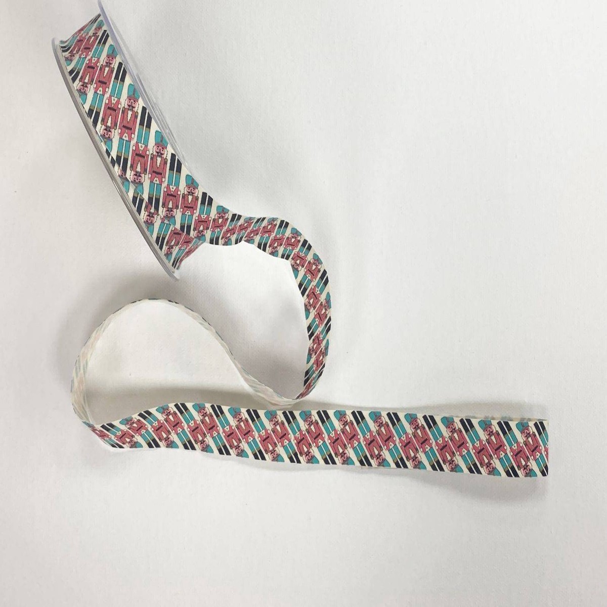 Christmas Festive Ribbon - Nutcrackers / 25mm