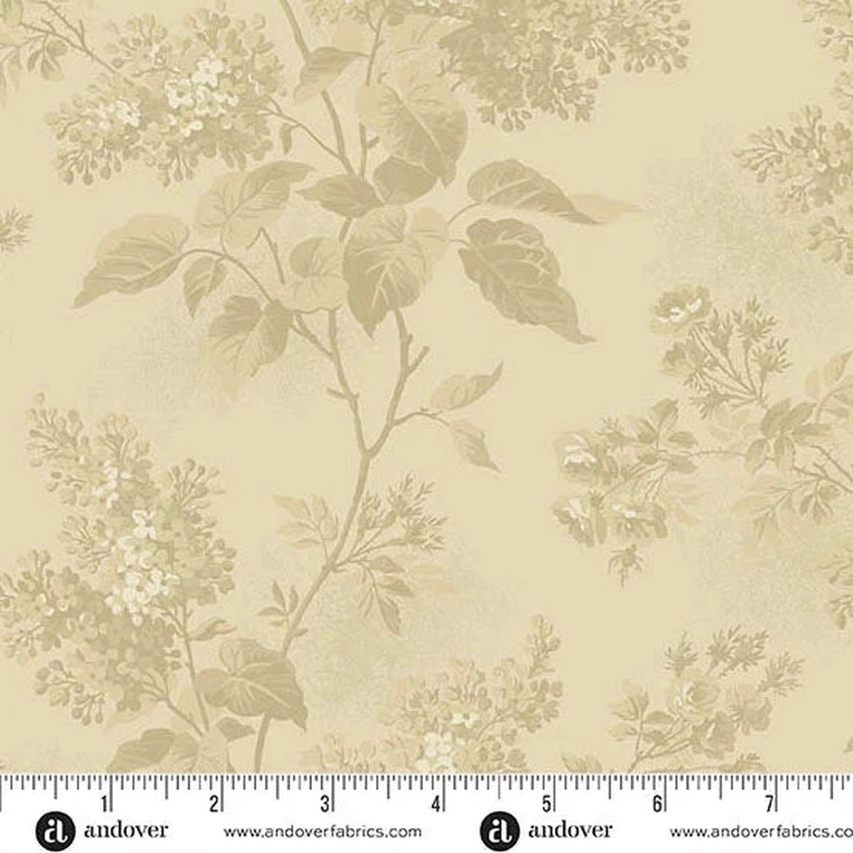 Blue Sky 108" Lilacs Golden Hour Wideback Cotton Fabric Per Yard