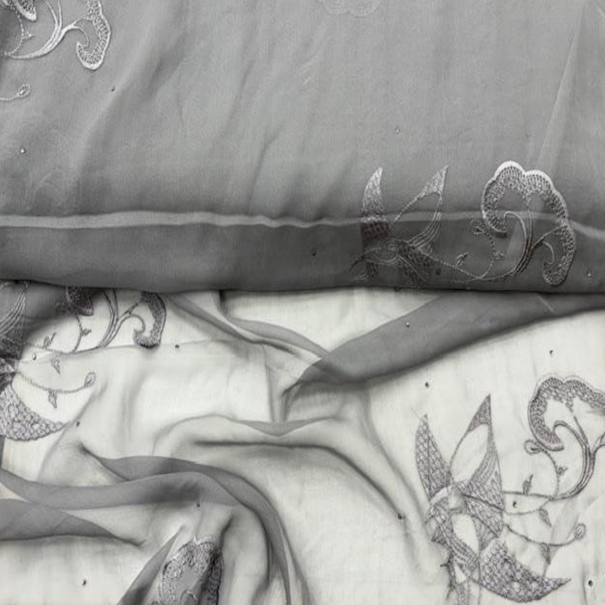 Silk Embroidered Chiffon
