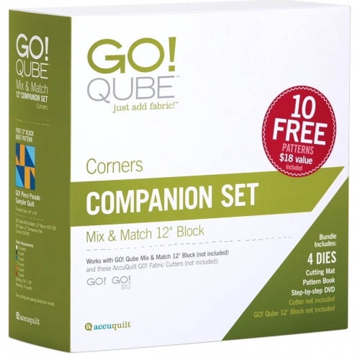 AccuQuilt GO! Qube 12" Companion Set Corners #55787