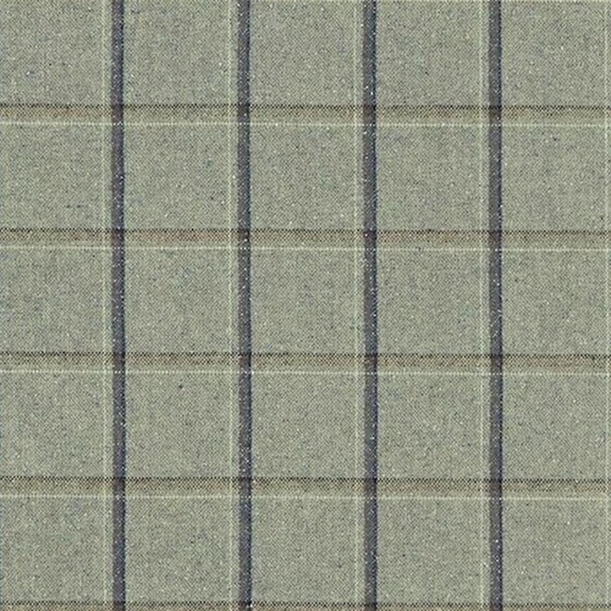 ZOFFANY CURTAIN/UPHOLSTERY FABRIC DESIGN "Malin Check" 3.3 METRES FLINT CHENILLE