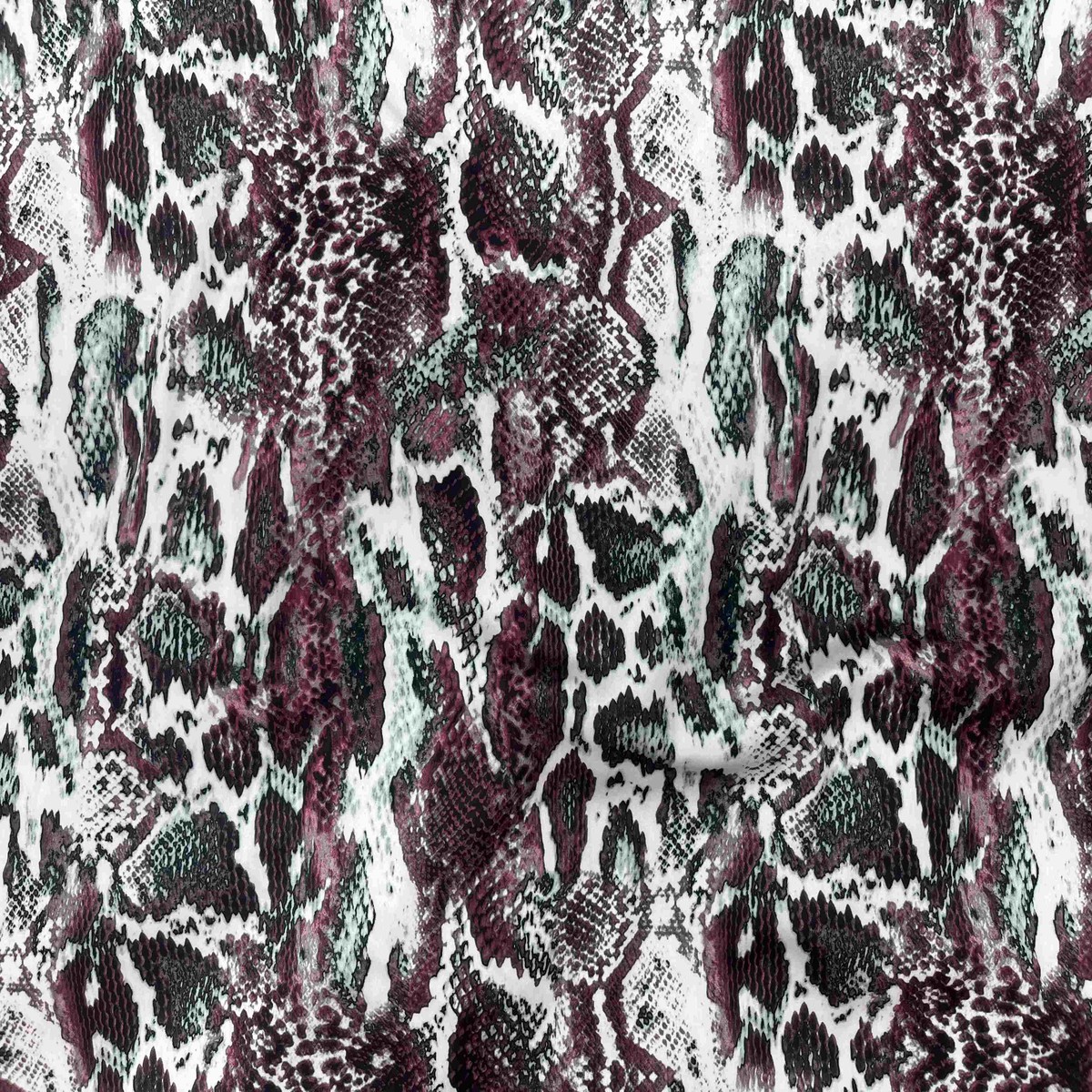 Snakeskin - Silky Touch Satin Fabric