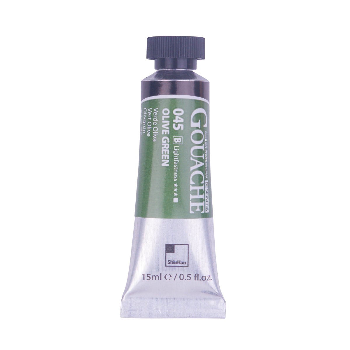 ShinHan Professional Designer Gouache Paint 15ml Olive Green 045