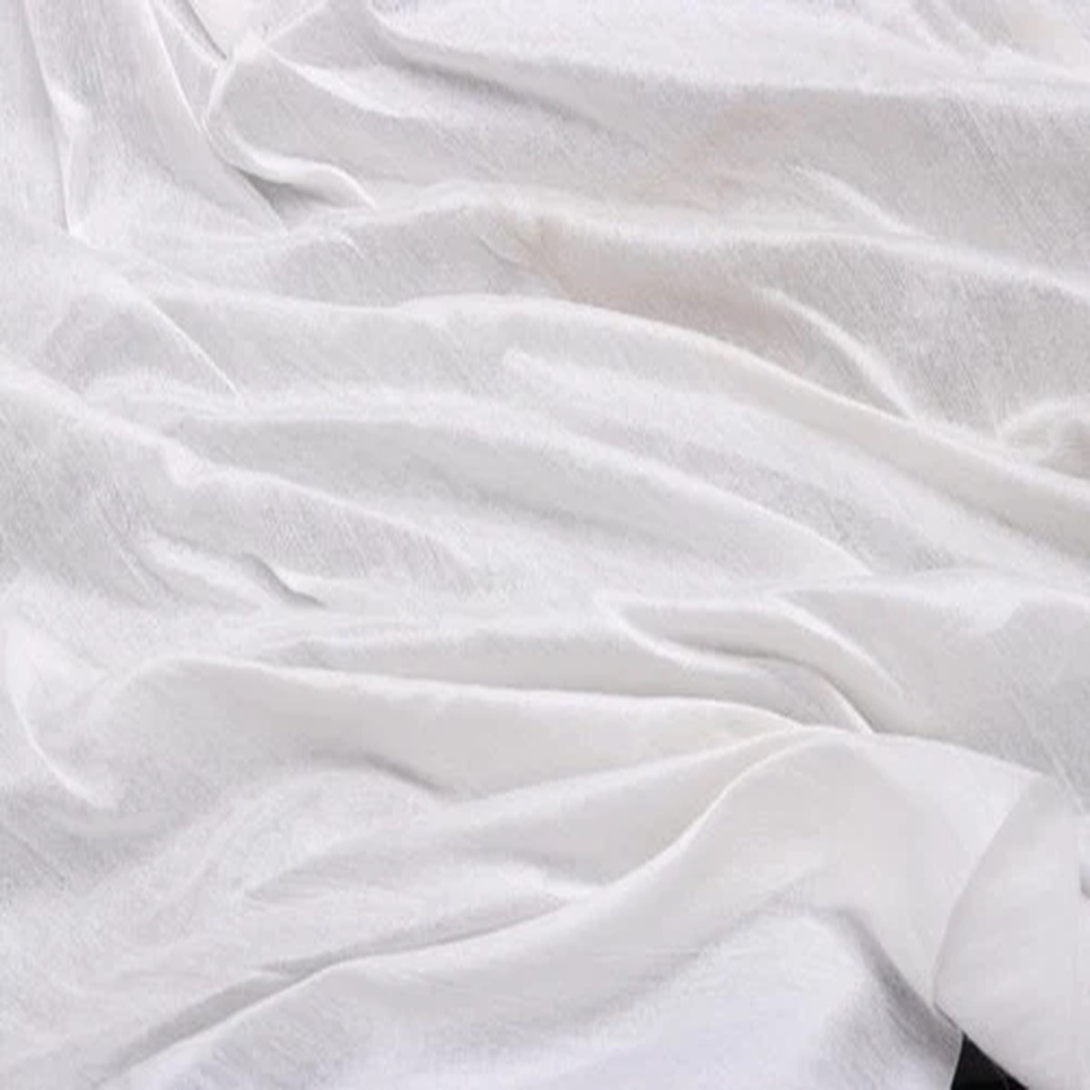 White Dupioni Fabric: Faux Dupioni Silk Gown & Curtain Material