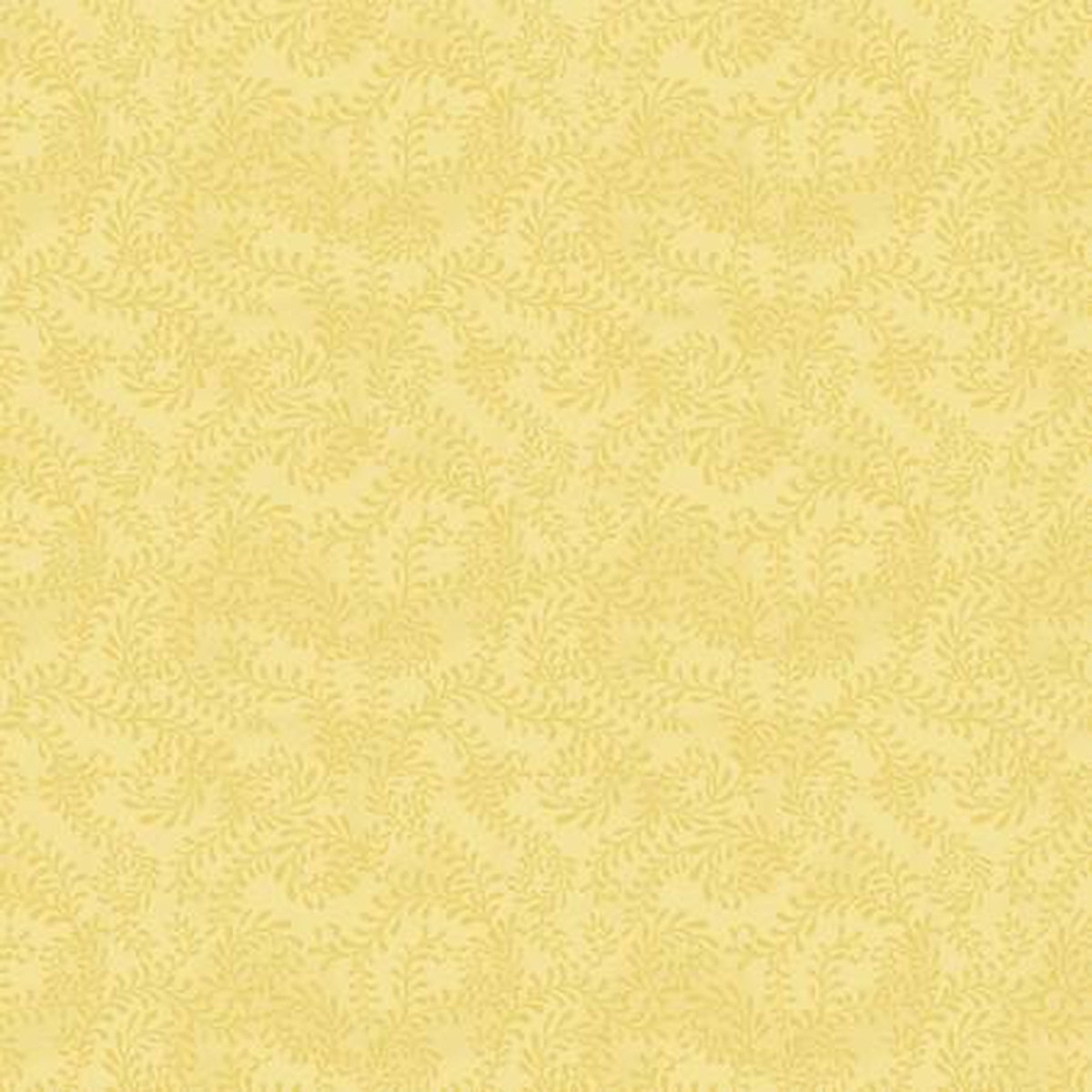 WL Lemon Yellow Swirling Leaves 27650-555